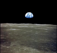 earth from moon